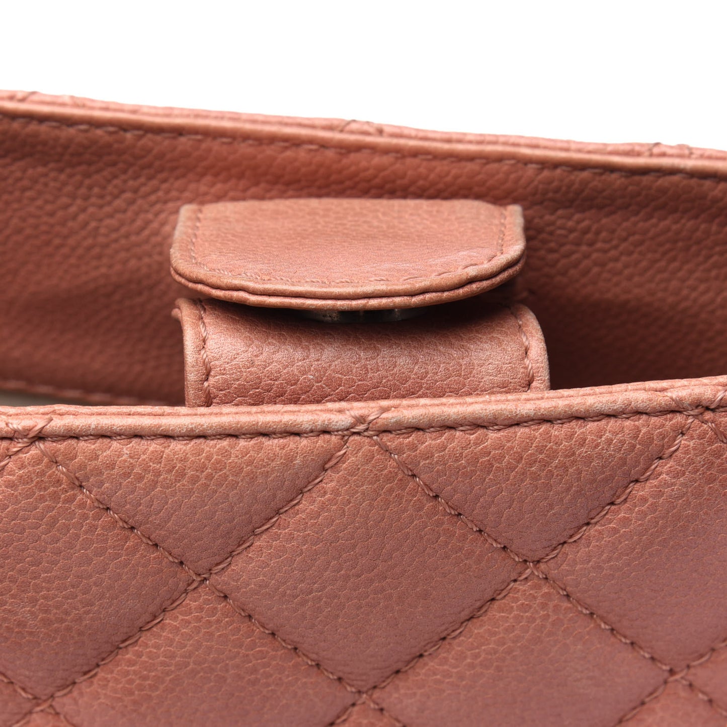 Caviar Quilted Petit Shopping Tote PST Pink