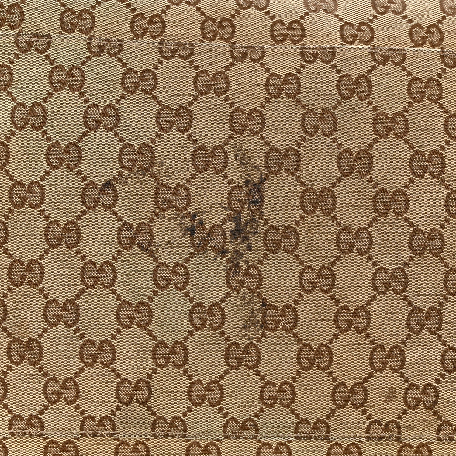 Gucci GG Monogram Web Large Collapsible Carry On Duffle Beige Brown 10 of 10