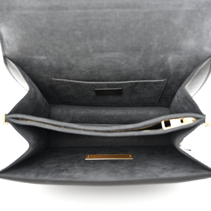 Louis Vuitton Calfskin Nanogram Embossed Dauphine MM Black 5 of 9