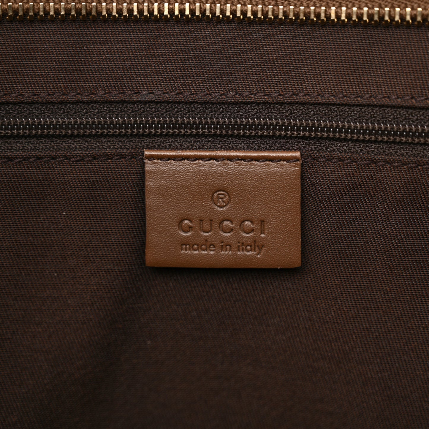 GG Supreme Monogram Medium Joy Tote Brown