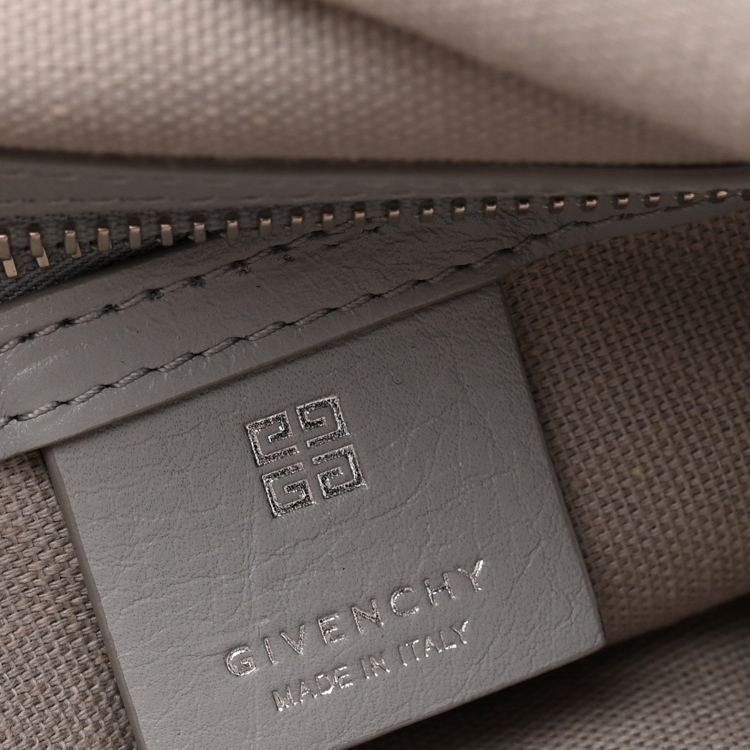 Givenchy Calfskin Medium Voyou Bag Light Grey 6 of 10