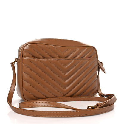 Saint Laurent Calfskin Matelasse Monogram Lou Camera Bag Cinnamon 3 of 10