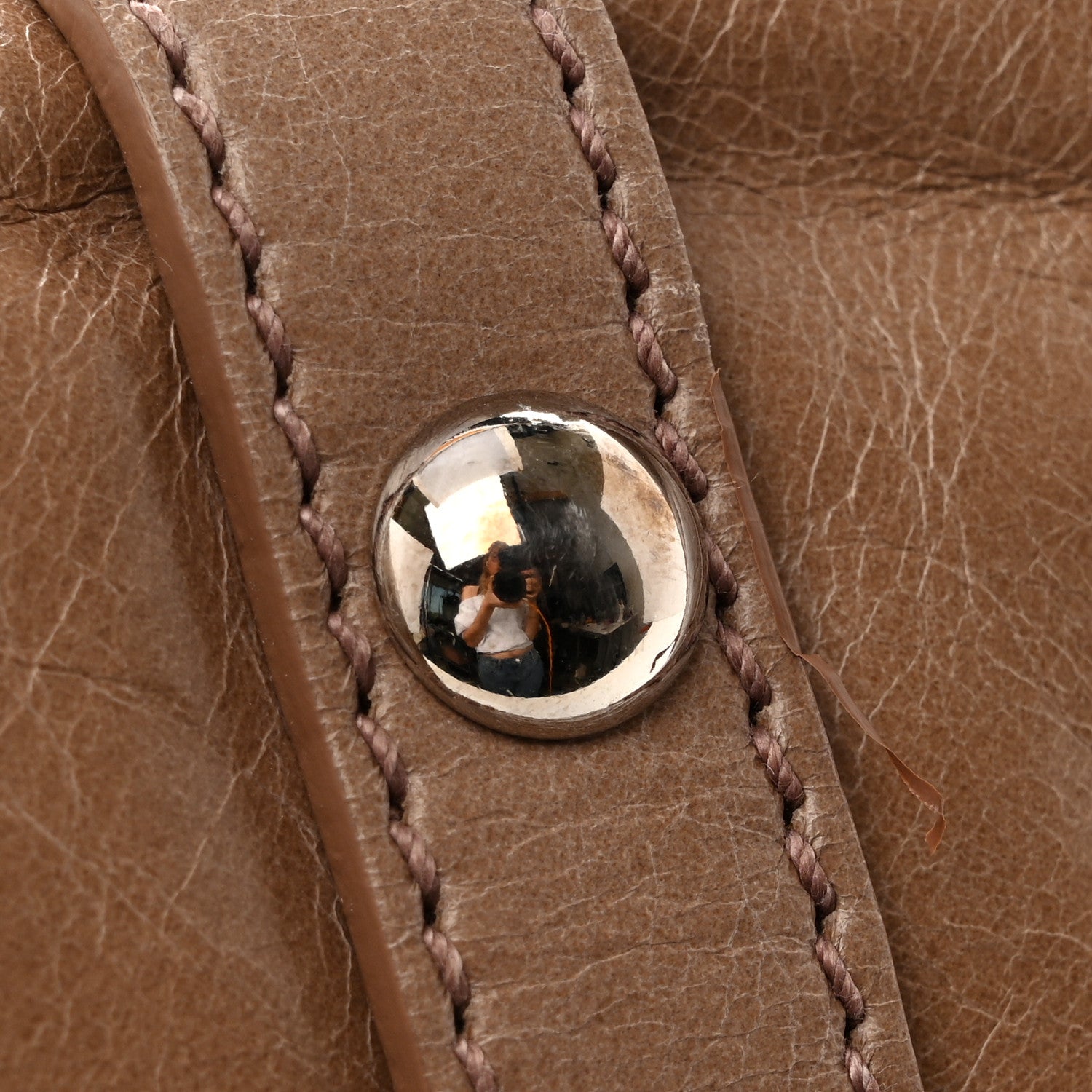 Miu Miu Vitello Lux Mini Bow Bag Cammeo 12 of 15