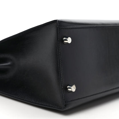 Hermes Chamonix Kelly Sellier Guilloche 32 Black 7 of 10