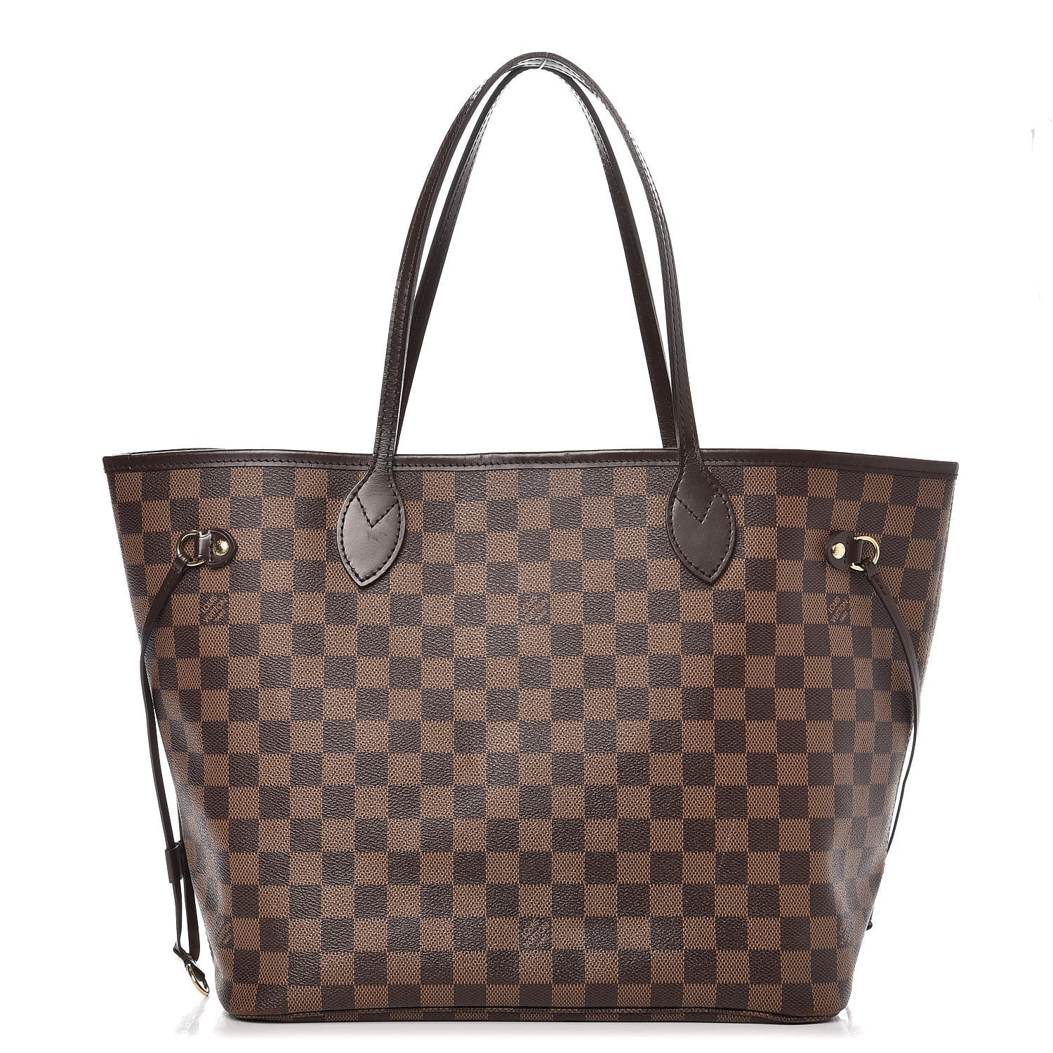 Louis Vuitton Damier Ebene Neo Neverfull MM Rose Ballerine 1 of 13