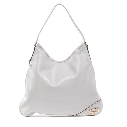 Gucci Leather Medium New Britt Hobo White 1 of 7