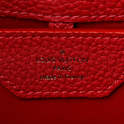 Louis Vuitton Taurillon Capucines PM Scarlet 5 of 5