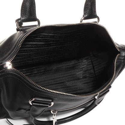 Prada Vitello Daino Tote Nero Black 5 of 11