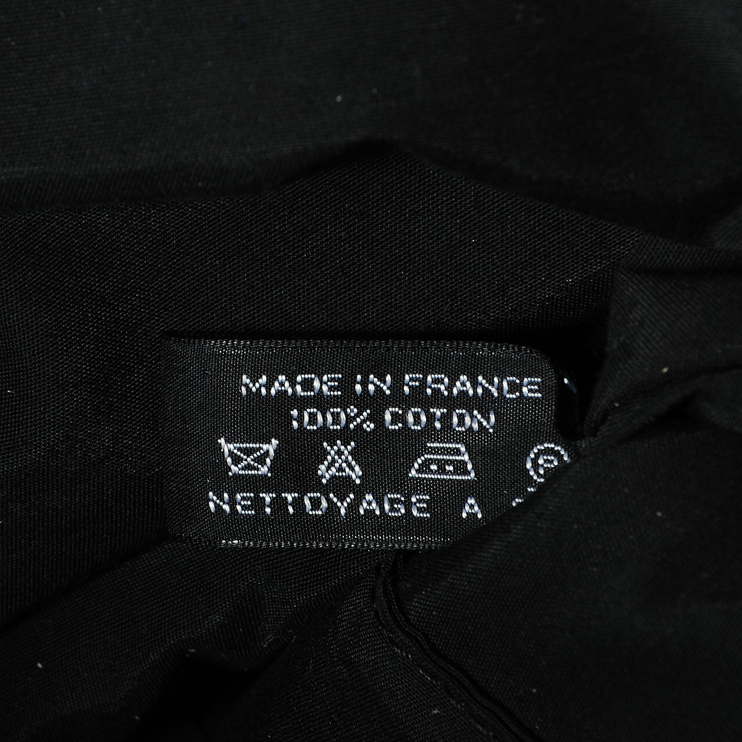 Hermes Toile Bolide Travel Cosmetic Pouch Black 10 of 10