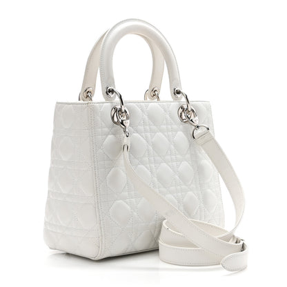 Christian Dior Lambskin Cannage Medium Lady Dior 2 of 9