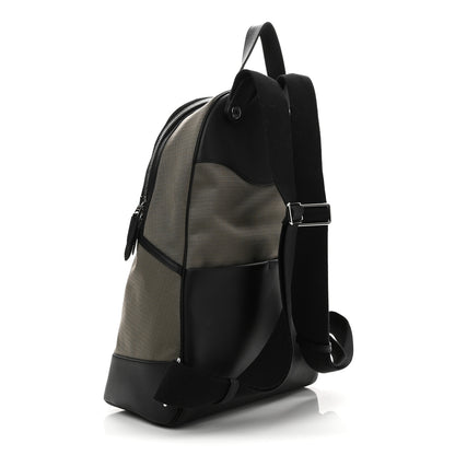 Hermes Bivoac Canvas Swift Allback Backpack Kaki Black 3 of 11