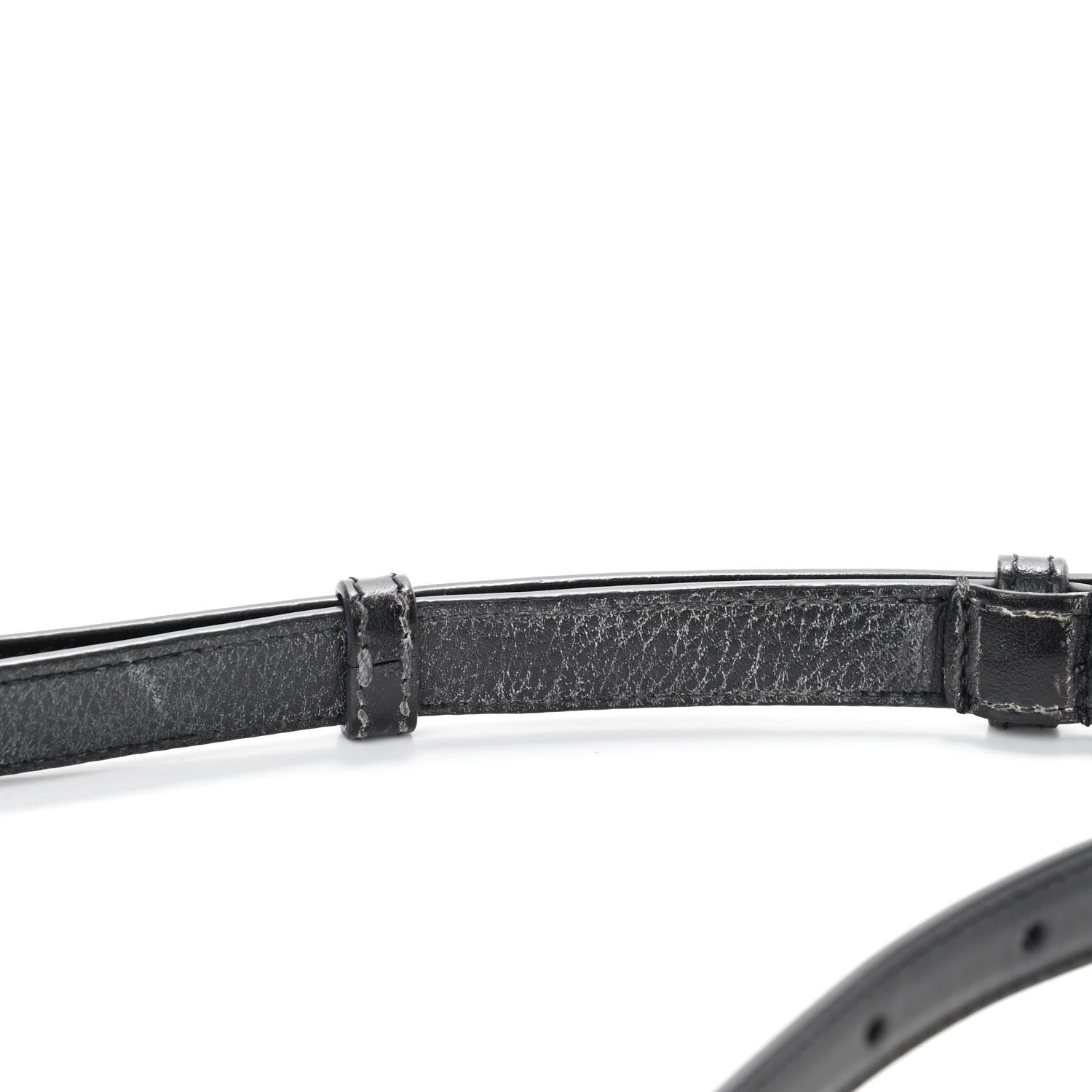 Saint Laurent Smooth Calfskin Monogram Palm Tree Kate Belt Bag Black 10 of 10