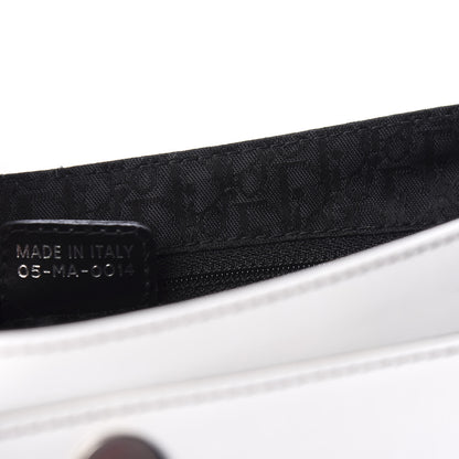 Christian Dior Coated Canvas Crystal Hardcore Bag White 9 of 10
