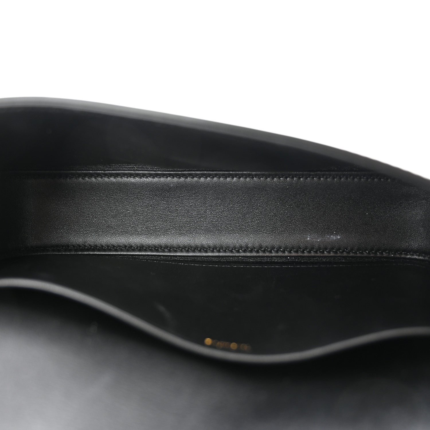 Celine Shiny Calfskin Triomphe Shoulder Bag Black 5 of 15