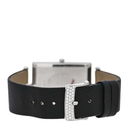 Van Cleef & Arpels 18K White Gold Satin Diamond Bezel 28mm Lady Arpels Papillon Quartz Watch 3 of 7