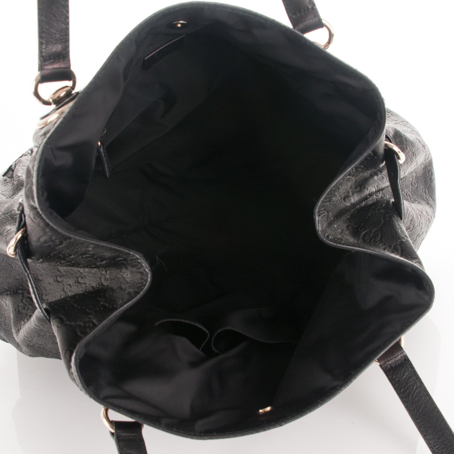 Guccissima Full Moon Tote Black