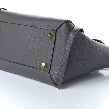 Celine Grained Calfskin Mini Belt Bag Grey 8 of 10