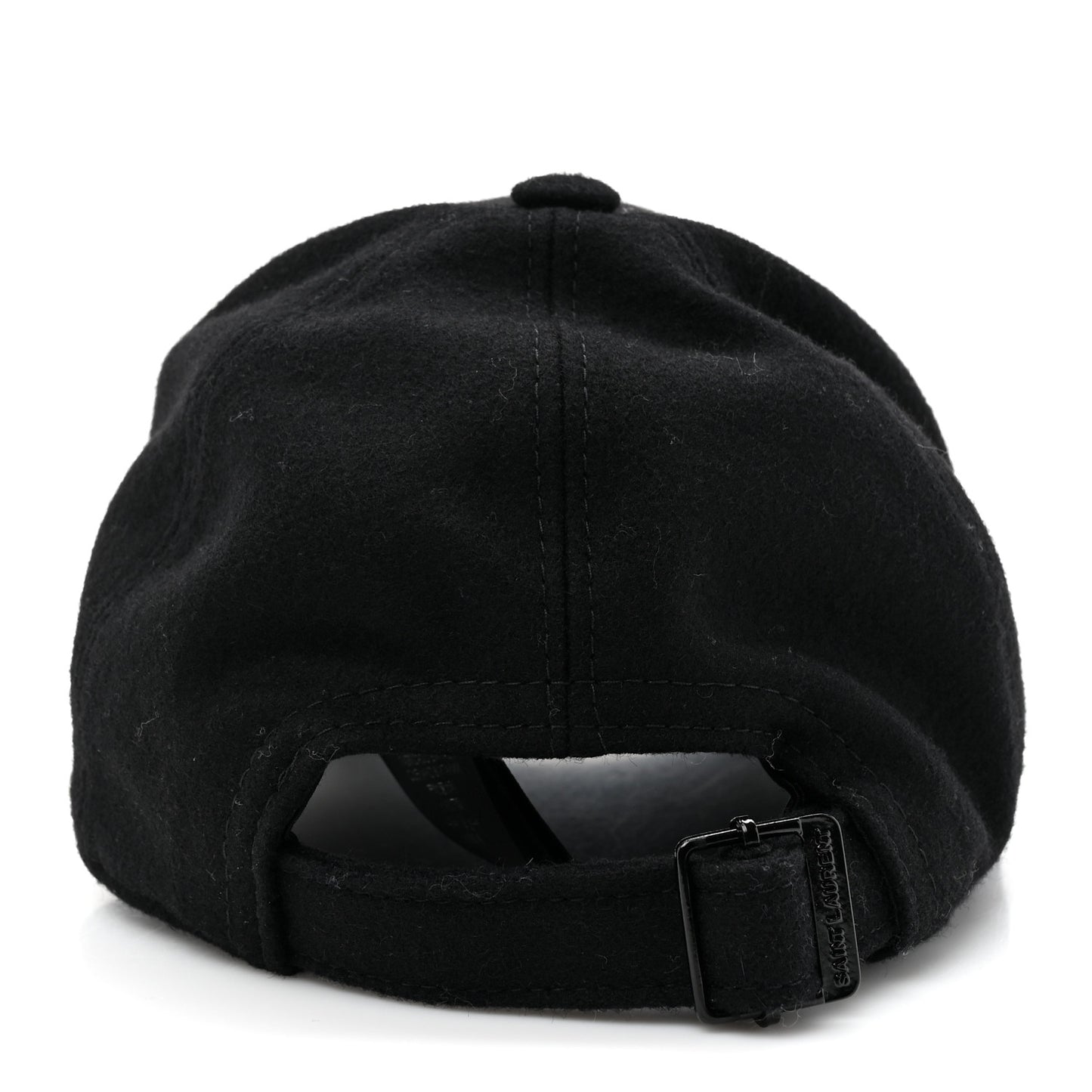 Wool Felt Monogram Baseball Cap 57 Black