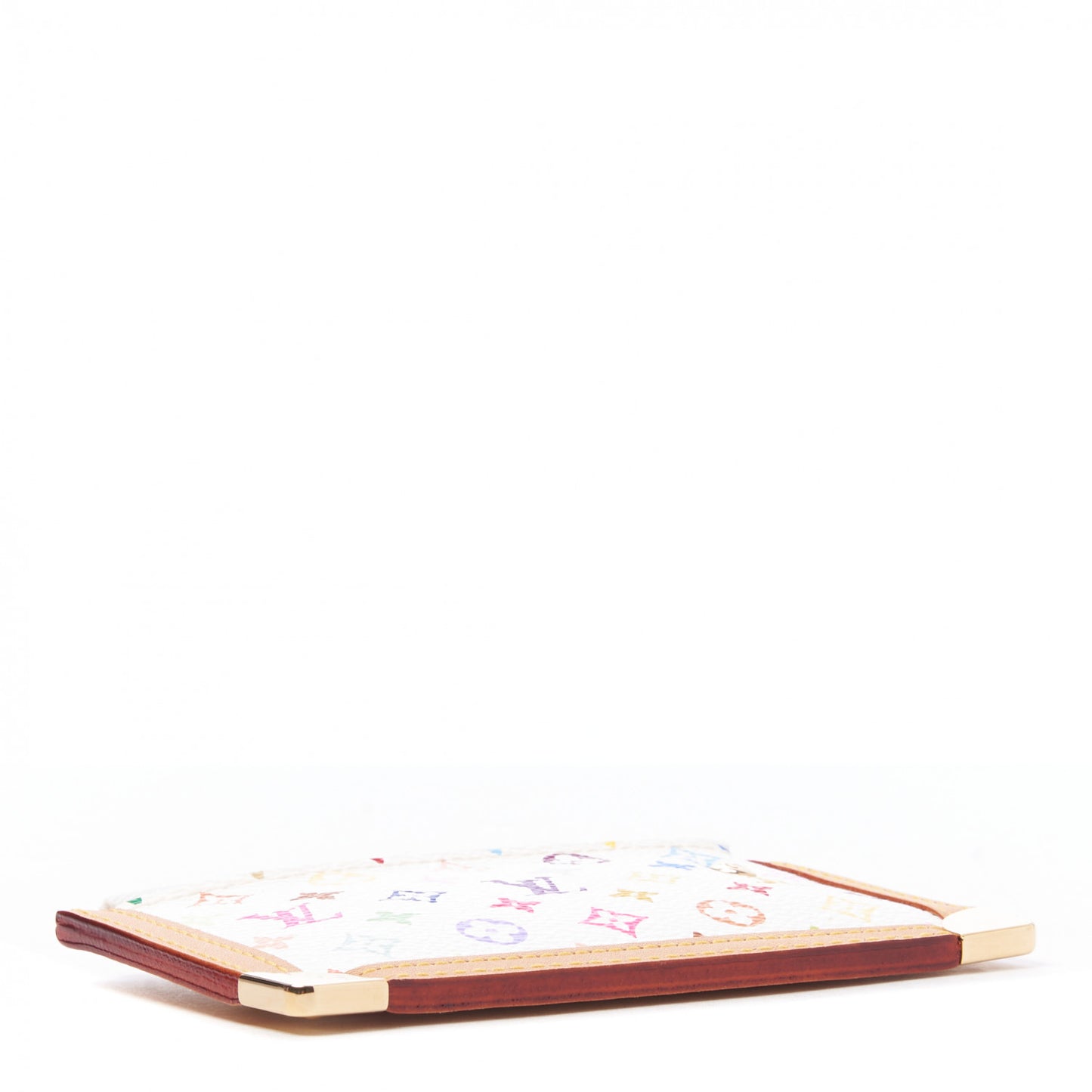 Monogram Multicolor Key Pouch White