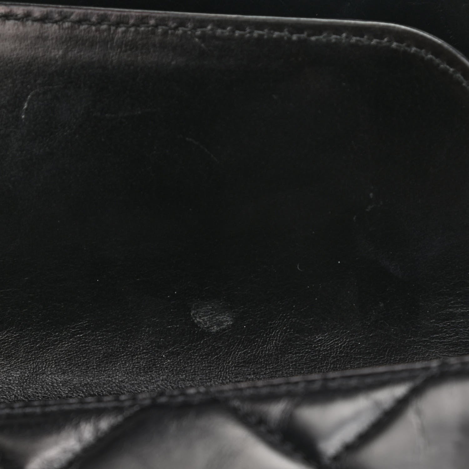 Chanel Glazed Calfskin Quilted Large Perfect Edge Flap Black 11 of 15