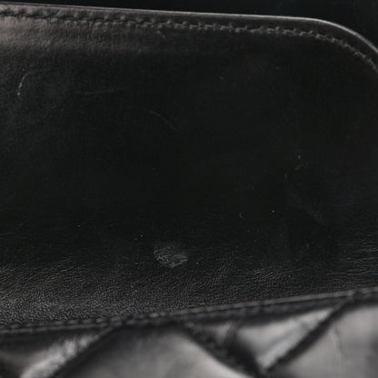Chanel Glazed Calfskin Quilted Large Perfect Edge Flap Black 11 of 15