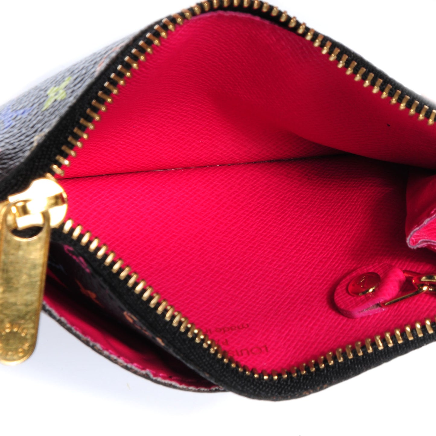Monogram Multicolor Key Pouch Black Grenade