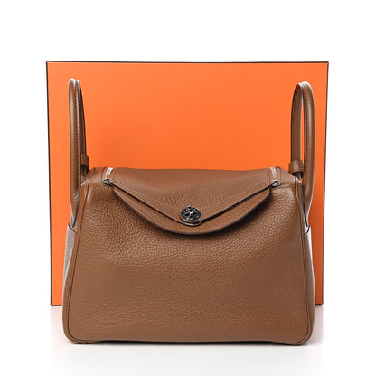Hermes Taurillon Clemence Lindy 30 Alezan 10 of 10