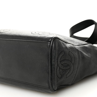 Chanel Caviar Triple CC Shoulder Bag Black 10 of 11