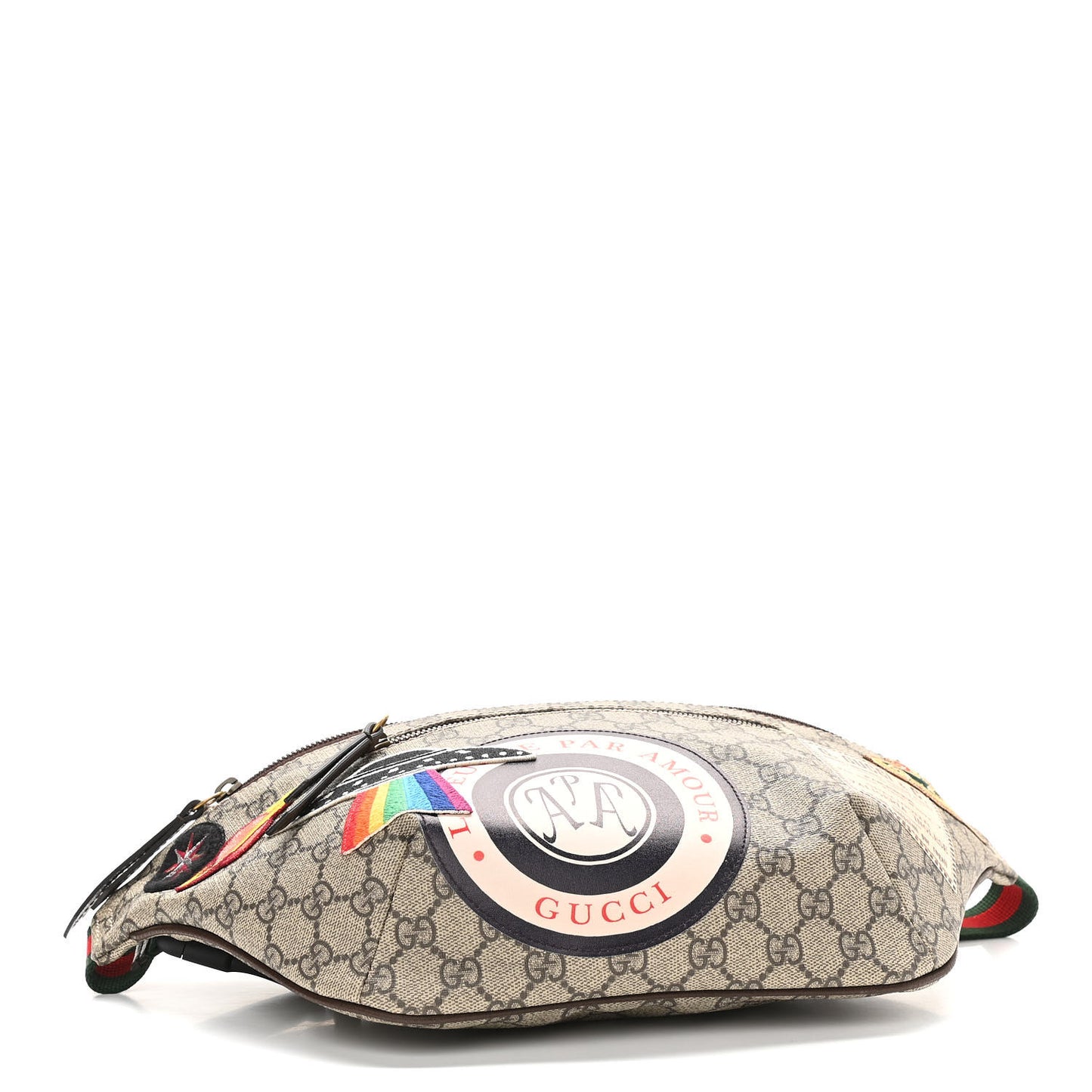 GG Supreme Monogram Courrier Belt Bag Beige New Acero