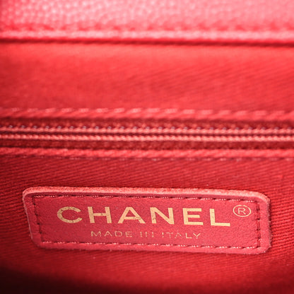 Chanel Caviar Quilted Small Business Affinity Flap Red 6 of 9