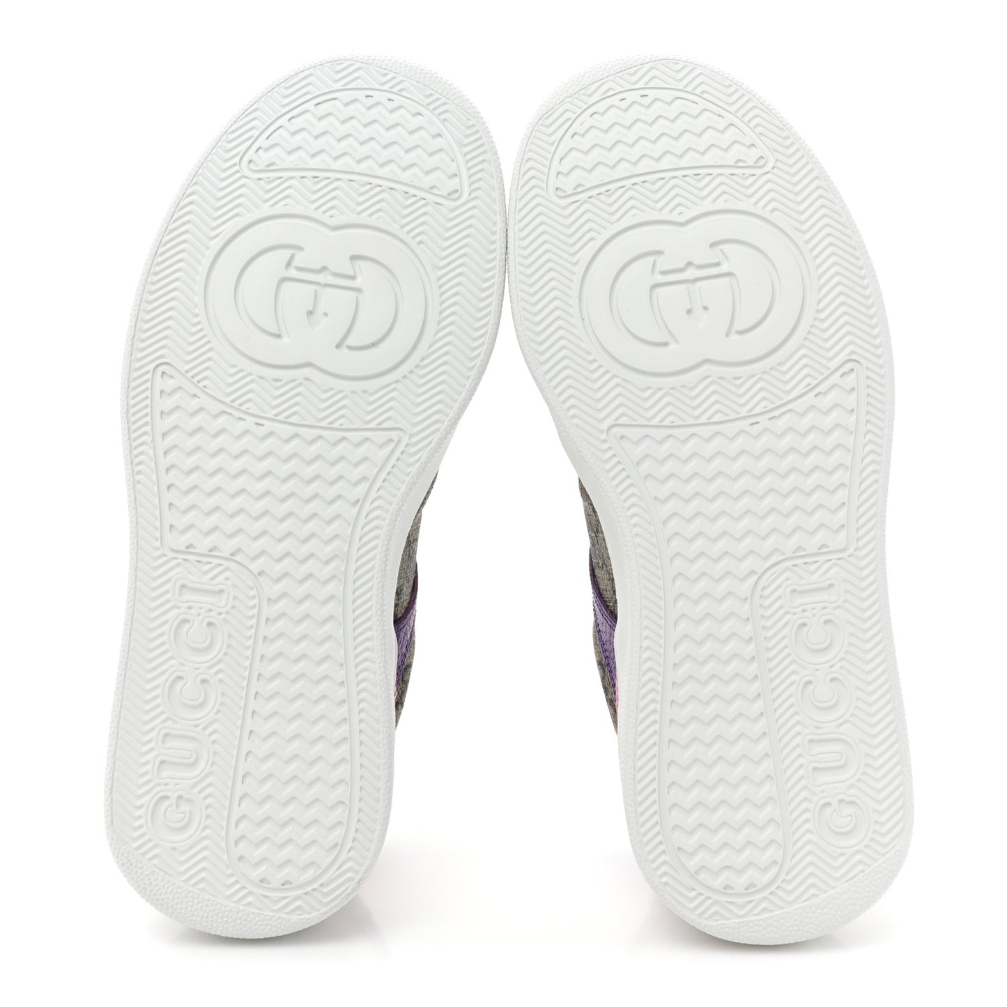 Calfskin GG Supreme Monogram Perforated Womens Platform 55mm Sneakers 36 Beige Ebony Sugar Pink Crop Shine Purple