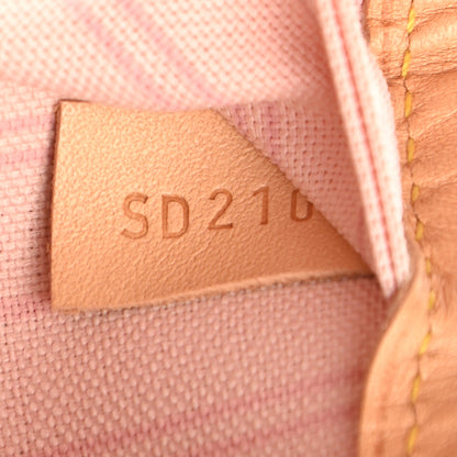 Louis Vuitton Damier Azur Neo Neverfull MM Rose Ballerine 8 of 12