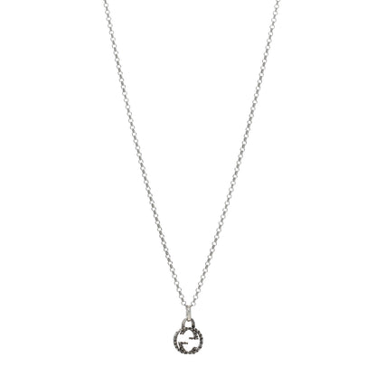 Gucci Sterling Silver Small Interlocking G Pendant Necklace 1 of 4