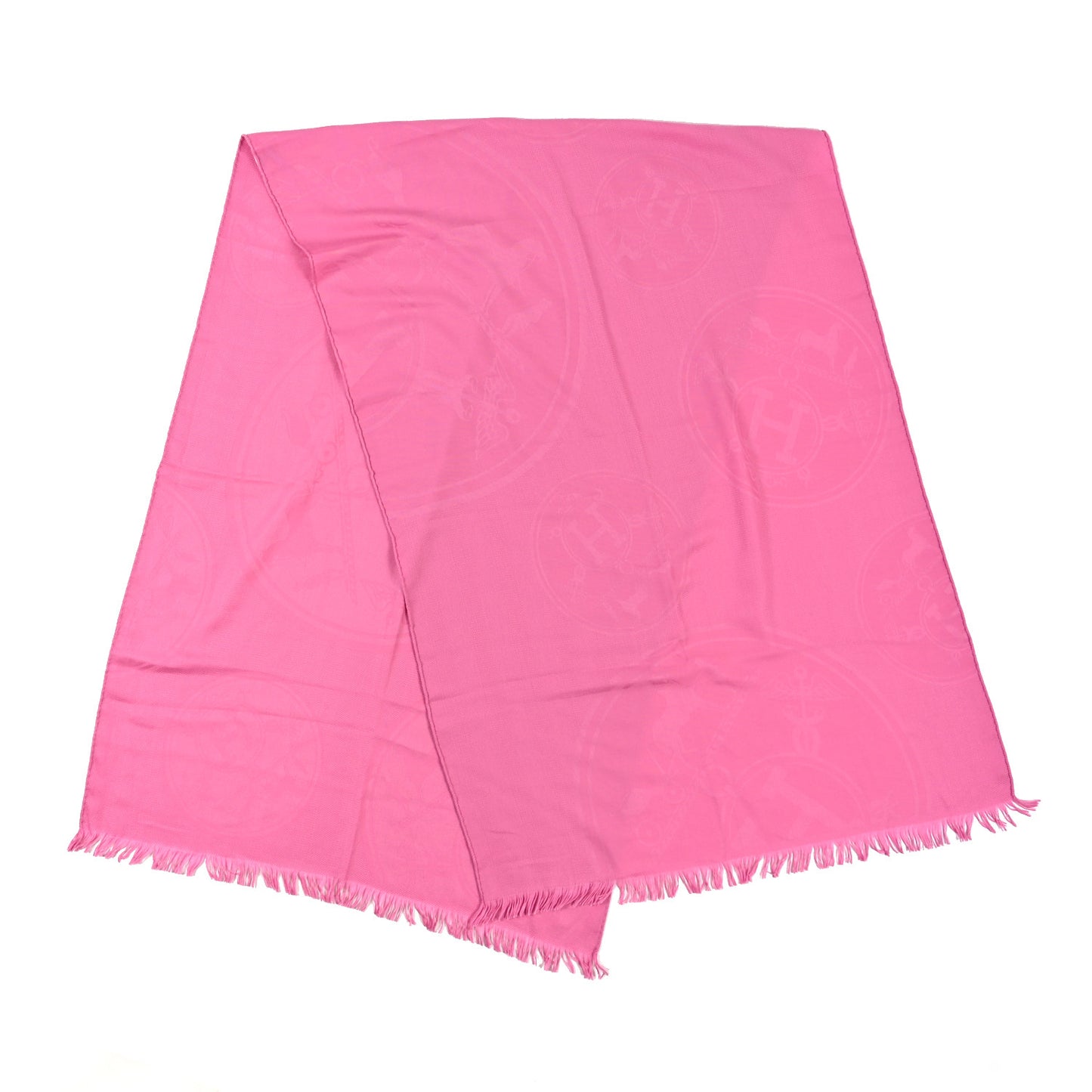 Cashmere Silk New Libris Stole Rose Bonbon