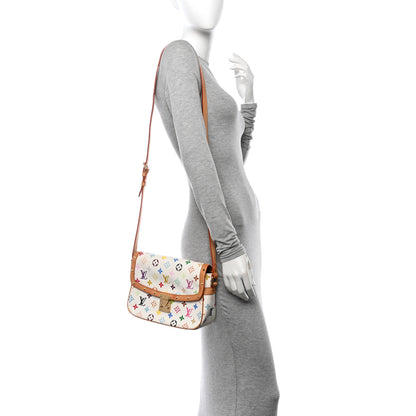 Louis Vuitton Monogram Multicolor Sologne White 2 of 9