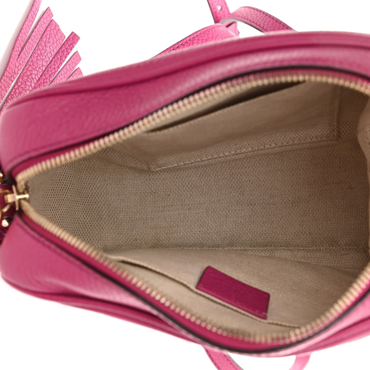 Cellarius Calfskin Small Soho Disco Bag Bright Bouganville