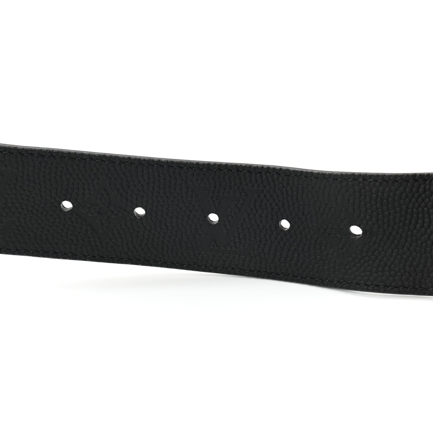 x NBA Embossed Monogram 40mm LV Initiales Reversible Belt 100 40 Black