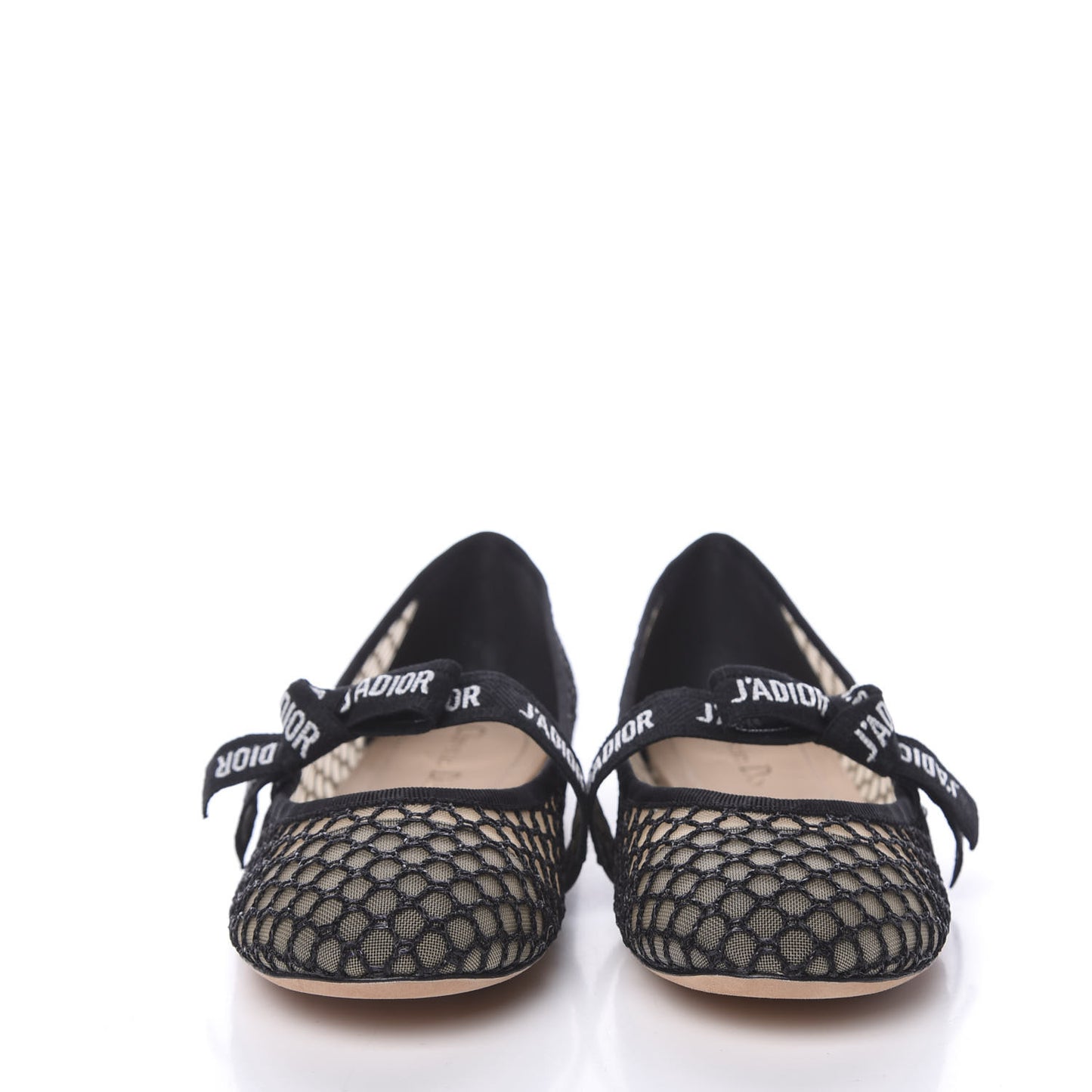 Resille Ribbon Miss J'Adior Ballet Flat 39.5 Black
