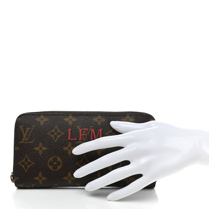 Louis Vuitton Monogram My LV Heritage Zippy Organizer Wallet Rouge Black 2 of 12