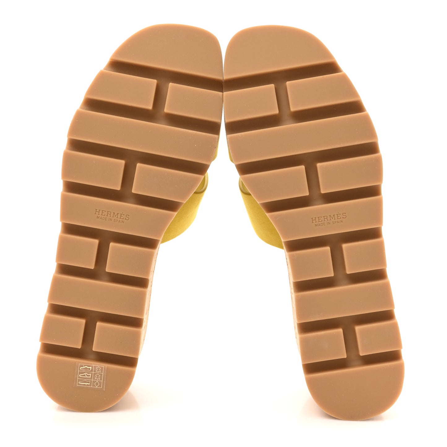 Suede Goatskin Cork Eze 30 Sandals 39 Jaune Citron