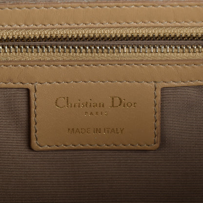 Christian Dior Coated Canvas Cannage Small Panarea Tote Beige 6 of 8