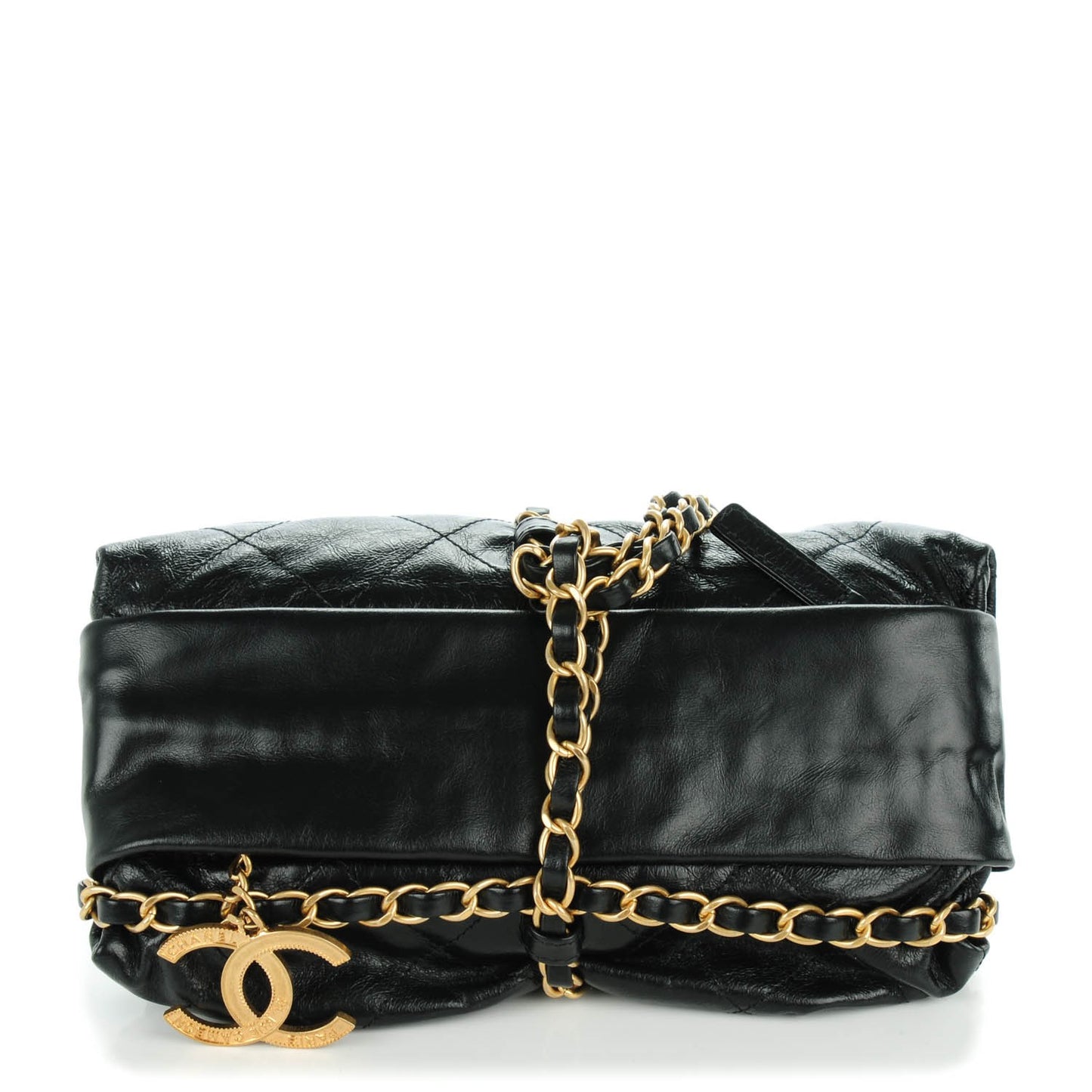 Calfskin Quilted Baluchon Black