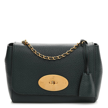 Mulberry Small Classic Grain Calfskin Small Lily Flap Dark Green 1 of 9