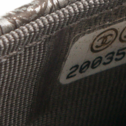 Chanel Metallic Python Wallet On Chain WOC Bronze 8 of 8