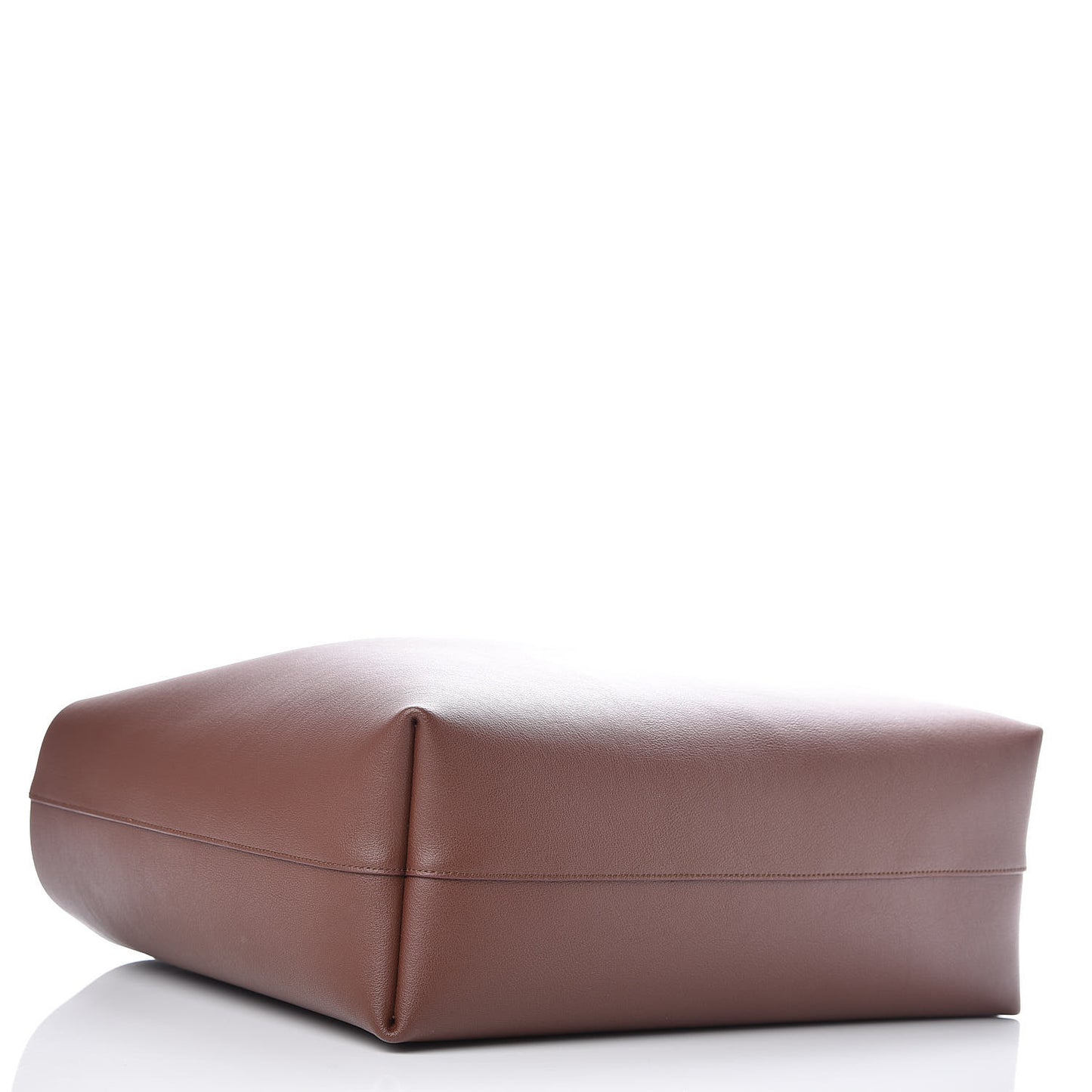 Calfskin Large Shopping Tote Old Brandy