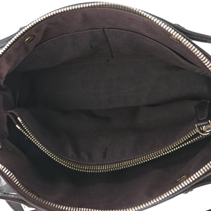 Fendi Vitello Dolce 4 Color Medium By The Way Boston Bag Carbone Grigio Polvere Multicolor 5 of 10