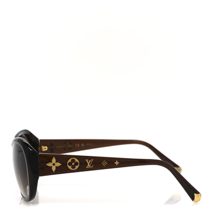 Louis Vuitton Acetate Obsession GM Sunglasses Z0459W Brown Glitter 3 of 8