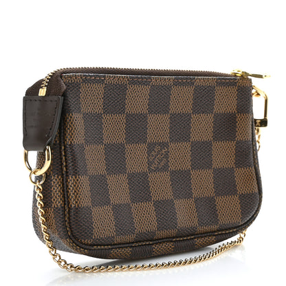Louis Vuitton Damier Ebene Mini Pochette Accessories 3 of 9