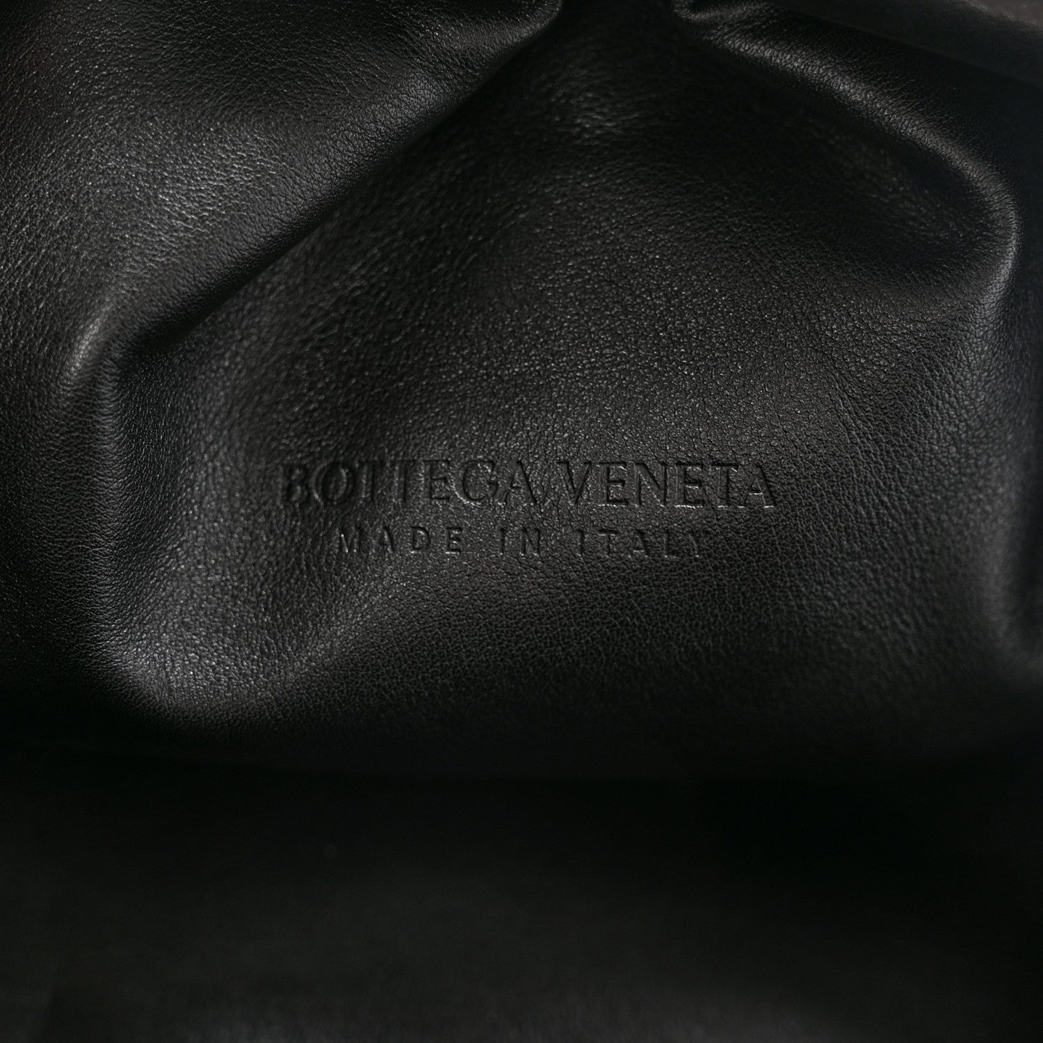 Bottega Veneta Smooth Butter Calf The Pouch Oversized Clutch Black 6 of 7
