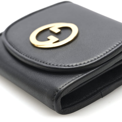 Gucci Roxy Calfskin Medium Blondie Chain Wallet Black 9 of 9